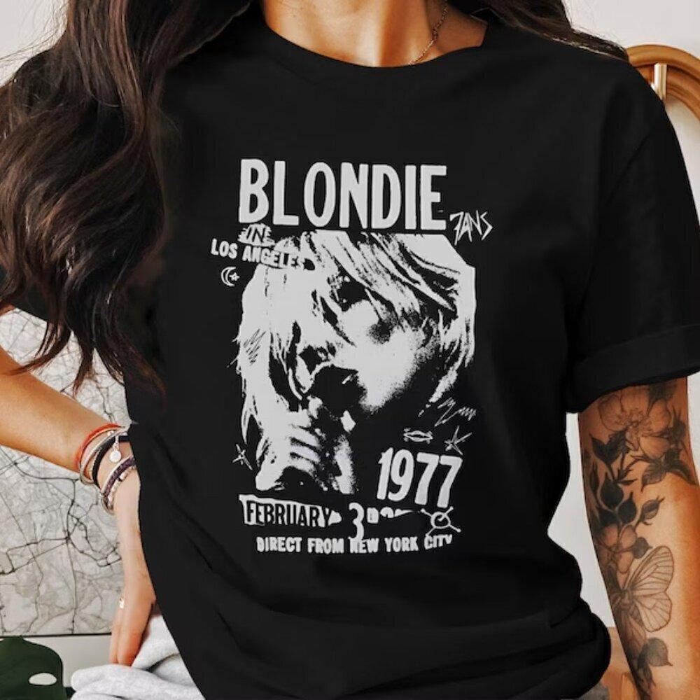 Blondie 1977 Live  York City Retro Unisex T-Shirt